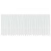 vidaXL Čipkasta Zavesa z zavesami Bela 160 x 600 cm Poliester