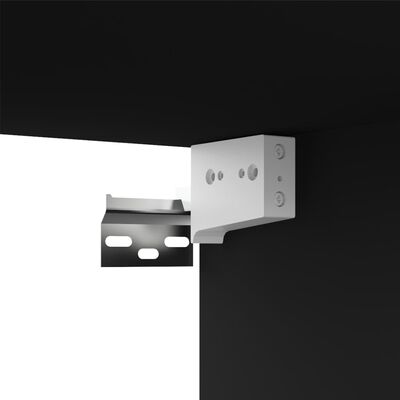 vidaXL TV omarica črna 80x30x30 cm iverna plošča