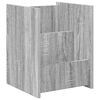 vidaXL Regal za revije Siva Sonoma 35 x 35 x 45 cm Inženirski les