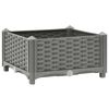 vidaXL Visoka greda 40x40x23 cm polipropilen