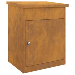 vidaXL &Scaron;katla za dostavo s shranjevanjem Rjav 47,5 x 38 x 59 cm