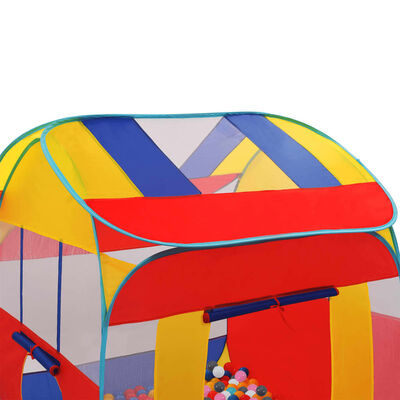 vidaXL Igralni šotor s 550 žogicami 123x120x126 cm