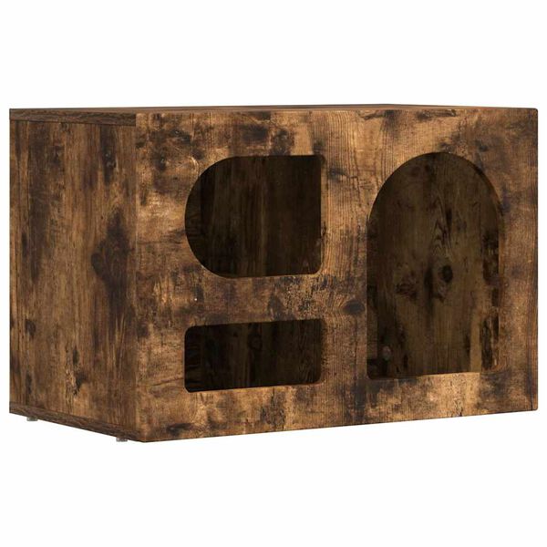 vidaXL TV omarica Dimljeni oreh 60 x 35 x 40 cm Konstruiran les