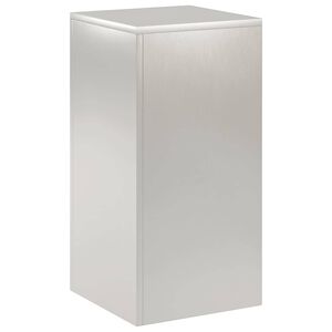 vidaXL Stojalo za rastline Srebrna 30 x 30 x 60 cm Jeklo