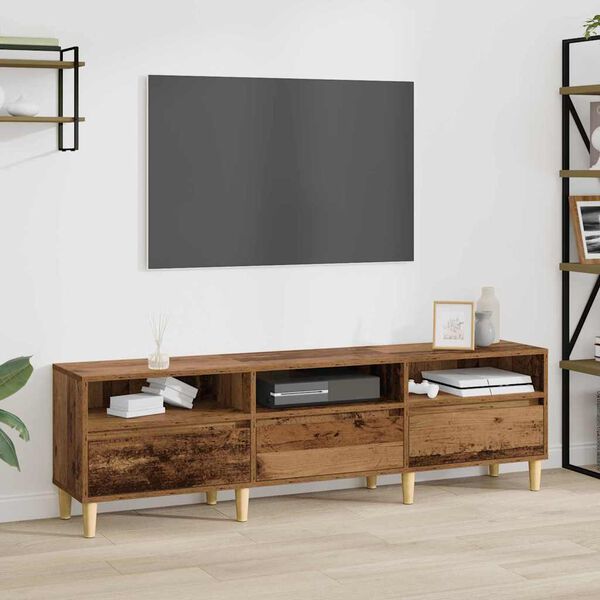 vidaXL TV omarica s predalom Star les 150 x 30 x 45 cm Konstruiran les