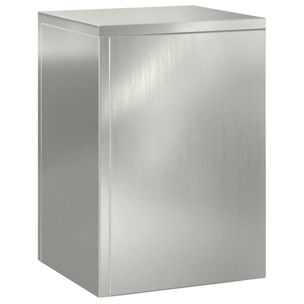 vidaXL Stojalo za rastline 3 pcs srebrna Pocinkano jeklo