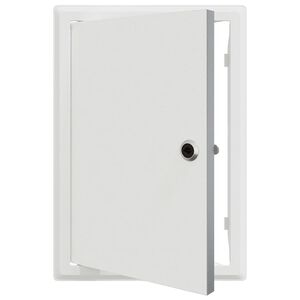 vidaXL Dostopna enota Bela 33 x 23 x 3 cm Jeklo