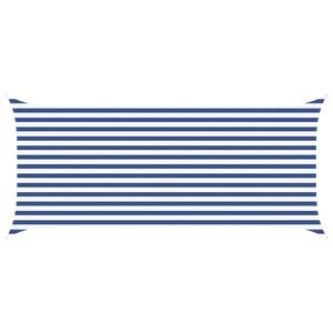vidaXL Sončno platno Modra in bela 4,5 x 2 m 100% poliester Oxford