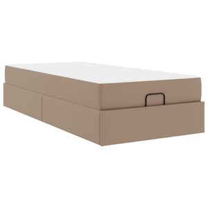 vidaXL Posteljni okvir z vzmetnico Drugo 2 kos Ten PVC