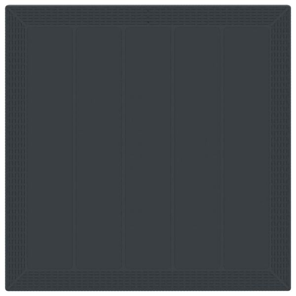 vidaXL Komplet za jedilnico v vrtu 5 pcs Antracit Polipropilen