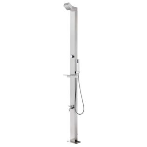 vidaXL Vrtni tu&scaron; 220 cm nerjaveče jeklo
