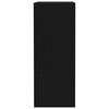 vidaXL Knjižnica črna 40x30x76,5 cm iz umetnega lesa