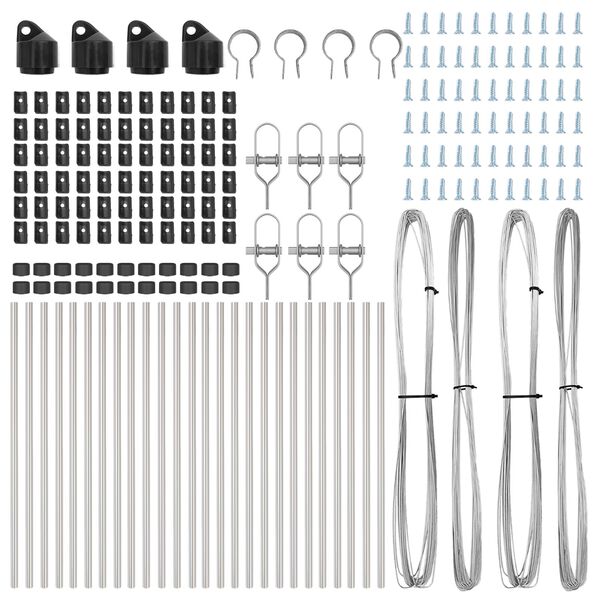 vidaXL Steber ograje. Drugo 26 pcs Siva 3,2 x 3,2 x 100 cm Jeklo