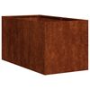 vidaXL Planter Rusty 40x80x40 cm Vremensko odporno jeklo
