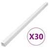 vidaXL Kabelska cev 40x40 mm 30 m PVC