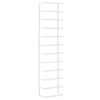 vidaXL Stojalo za brisače belo 24x12x96 cm jeklo