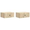 vidaXL Stenski nočni omarici 2 kos Sonoma hrast 49 x 34,5 x 20 cm