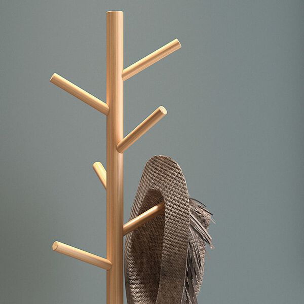 Rousseau Stojalo za pla&scaron;če Alba kovina črne barve