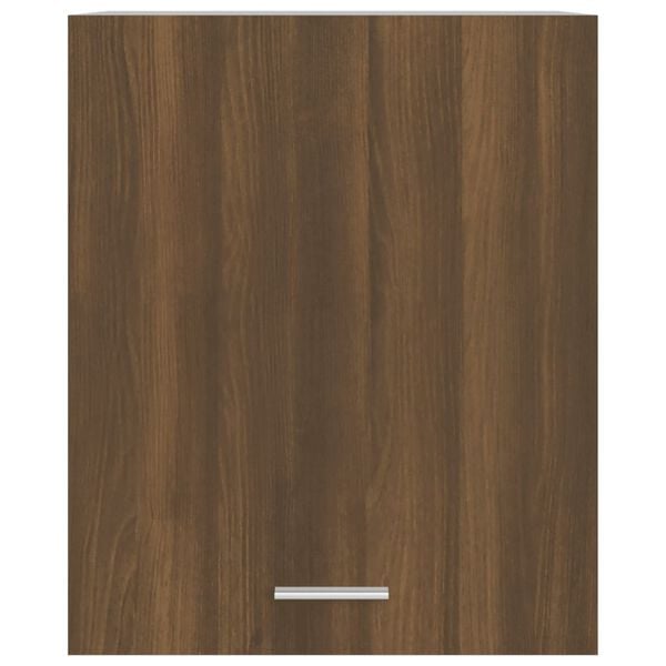 vidaXL Viseča omarica “Lyon” rjavi hrast 50x31x60 cm inženirski les