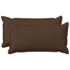 vidaXL Prevleka za blazino 2 pcs HOUTEN Rjava 40 x 70 cm Lažni lanu