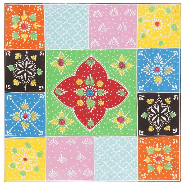 vidaXL Nesting miza Rjava 38 x 38 x 41.5 cm Trden mangov les