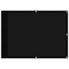 vidaXL Balkonsko platno črno 75x800 cm 100 % poliestrski oxford