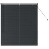 vidaXL Venecijanske žaluzije Črna 130 x 110 cm Aluminij
