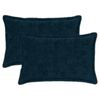 vidaXL Prevleka za blazino 2 kos HOUTEN Temno modra 30 x 50 cm