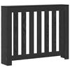 vidaXL Pokrov radiatorja Črni hrast 104 x 20 x 82 cm Inženirski les