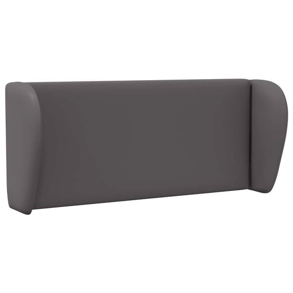 vidaXL U&scaron;esni vzglavnik Dim Siva 40 x 23 x 6 cm PVC