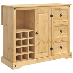 VidaXL Shramba za kuhinjo z vrati Medeno voskasta 112 x 70 x 91,5 cm