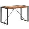 vidaXL Jedilna miza 120x60x75 cm trden les s fini&scaron;em iz palisandra
