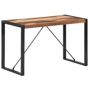 vidaXL Jedilna miza 120x60x75 cm trden les s fini&scaron;em iz palisandra