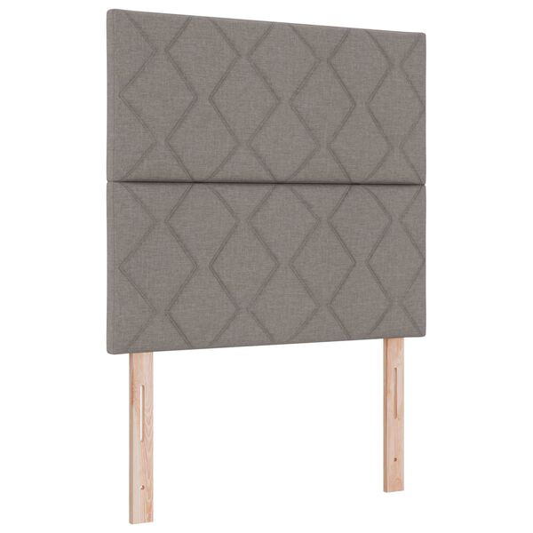vidaXL Vzglavje Taupe 90 cm blago