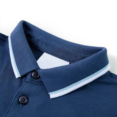 Otroška polo majica temno modra 92