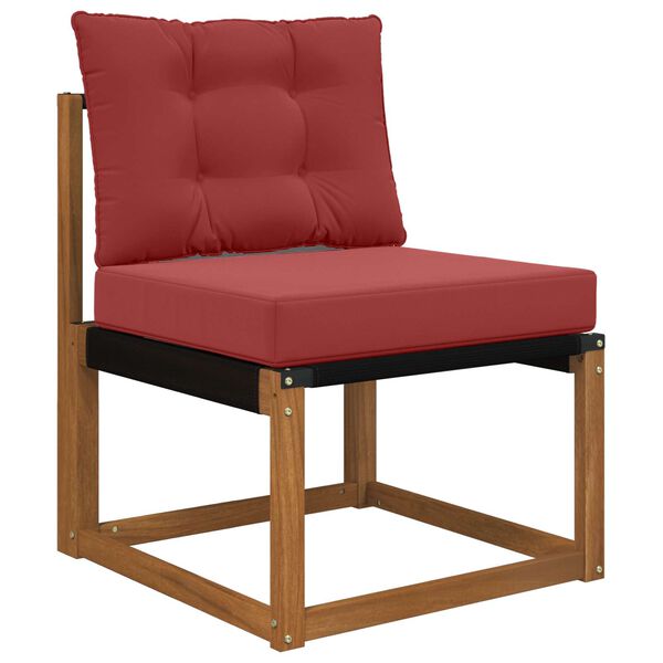 vidaXL Zunanja blazina za kavč 2 pcs vinsko rdeča Poliester