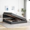 vidaXL Postelja z dodatnim prostorom za shranjevanje in vzmetnico