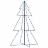 vidaXL Novoletna jelka iz 200 LED lučk notranje/zunanja 98x150 cm