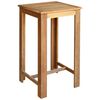 vidaXL Barska mizica trden akacijev les 60x60x105 cm