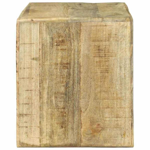 vidaXL TV omarica s polico Rjava 80 x 32 x 36 cm Trden mangov les