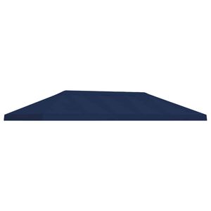 vidaXL Za&scaron;čita za gazebo s senčnikom 6 x 3 m Modra Poliester 190