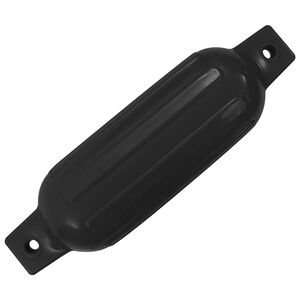 vidaXL Odbijač za čoln 4 kosi črni &Oslash; 11x40 cm PVC