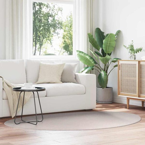 vidaXL Preproga HUARTE Peščena 140 x 200 cm Poliester