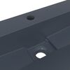 vidaXL Umivalnik 120x46x11 cm liti mineral/ liti marmor antracit