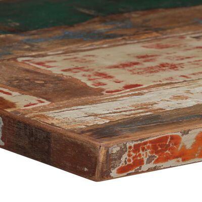 vidaXL Barska garnitura 3-delna iz trdnega predelanega lesa večbarvna