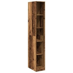 vidaXL Garderobna omara starinski les 30x50x200 cm inženirski les
