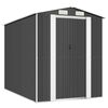 vidaXL Vrtna lopa antracitna 192x274x223 cm pocinkano jeklo