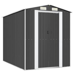 vidaXL Vrtna lopa antracitna 192x274x223 cm pocinkano jeklo