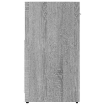 vidaXL Kopalniška omarica siva sonoma 60x33x60 cm inženirski les