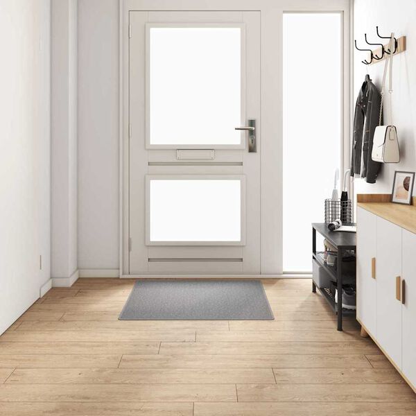 vidaXL Preproga za tek Svetlo siva 100 x 100 cm 100% polipropilen